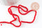 Perles abacus cristal rouge orangé 3mm, x1 fil de 32cm (G4677)