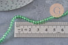 Perles abacus cristal vert clair transparent 3.5mm, x1 fil de 29cm (G10992)