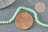 Perles abacus vert clair 3mm, x1 fil de 44cm (G2122)
