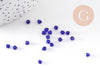 Perles bicone cristal autrichien facette bleu roi 4mm, x20 (G2356)