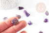 Perles-chips amethyste violette naturelle, x1 fil 90 cm (G3108)