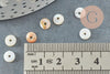 Perles coquillage blanc naturel heishi,rondelle coquillage ivoire,perle , 6mm, x50 (G3919)
