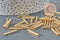 20x2.5mm Metallic Gold Tube Seed Beads, Jewelry Making Costume Jewelry, x 10gr G8989 