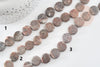 Perles disque jaspe zébré naturel beige marron 20mm,perles pierre naturelle création bijoux, perles jaspe naturel, x5 (G8270)
