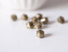 Perles hexagone zamac bronze intercalaires 4mm, x10 (G2754)