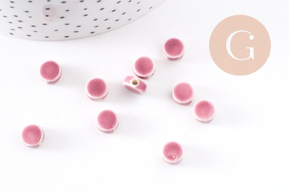 60 Perles En Céramique Fleuries - 15 Styles, 10.5x8mm, Pour Fabrication De Bijoux DIY, Artisanat - SUNNYCLUE - 1