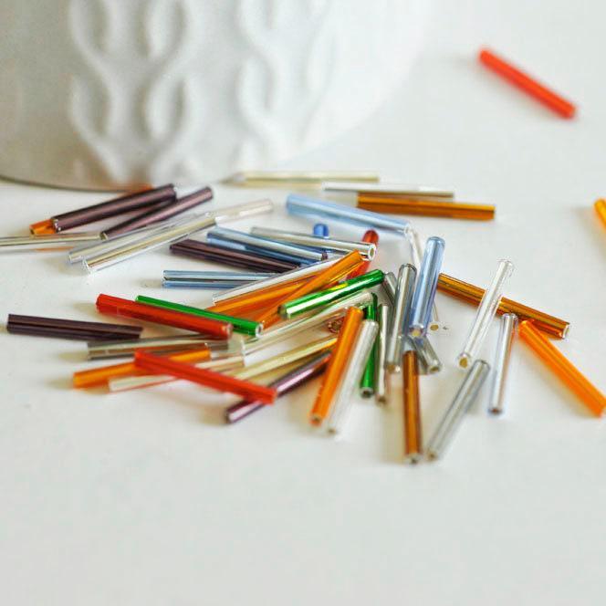 Lot de 40 tubes de perles de rocaille Lot de 40 tubes de perles de rocaille