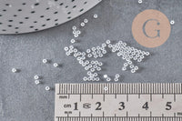 Perles rocailles Miyuki blanc nacré, Perles de rocaille japonaise White Lined Crystal ,perle rocaille perlage,15/0, 1.5mm, Sachet 10g (G3954)