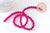 Perles rondes jade naturel rose FUCHSIA 6mm, x1 fil de 38cm (G1784)