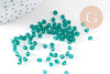 Perles toupie bicone cristal autrichien facette vert 4mm, x20 (G10514)