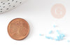 Perles tube bleu ciel opaque façon Delica miyuki 1.5-2mm, x1 sachet de 8gr (G9159)