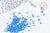 Perles tube verre bleu façon Delica miyuki, x1 sachet de 8g (G7765)