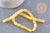 Perles tube verre jaune opaque, perles verres, 13x10mm, fil de 39cm, x1 (G4430)