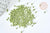 Perles tube verre vert métallisé mat façon Delica miyuki, x1 Sachet 8g (G7773)