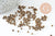 Petite perles de rocaille verre bronze 2.5mm, x10Gr (G0825)