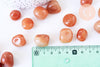 Pierre Aventurine rouge naturelle brut roulé 13-21mm, pierre naturelle, litotherapie, aventurine orange x20gr (G5781)