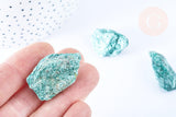 Pierre Fuchsite naturelle brute 25-40mm, pierre naturelle semi-précieuse lithothérapie, x1 (G6455)