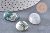 Pierre agate mousse naturelle roulée, galet agate mousse, pierre semi-precieuse, x20gr (G5193)