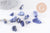 Pierre brute sodalite naturelle 15-25mm non percé, x20Gr (G3442)