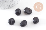 Pierre obsidienne naturelle roulée 45-66mm, pierre naturelle, litotherapie,obsidienne naturelle, x20gr (G5778)