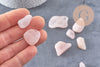 Pierre quartz rose naturel brute roulée, x20gr (G0255)