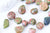 Pierre unakite naturelle brut roulé 22-30mm, pierre naturelle, litotherapie, unakite naturelle, x20gr (G5777)