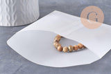 Pochette papier calque 11cm, pochette papier cadeau papier,sachet mariage, x10 (G9977)