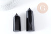 Pointe obsidienne naturelle 34-100mm, x1 (G8966)