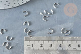 Protège-fil acier 316 inoxydable platine 6.3~7mm, x10 (G8326)