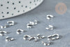 Protège-fil acier 316 inoxydable platine 6.3~7mm, x10 (G8326)