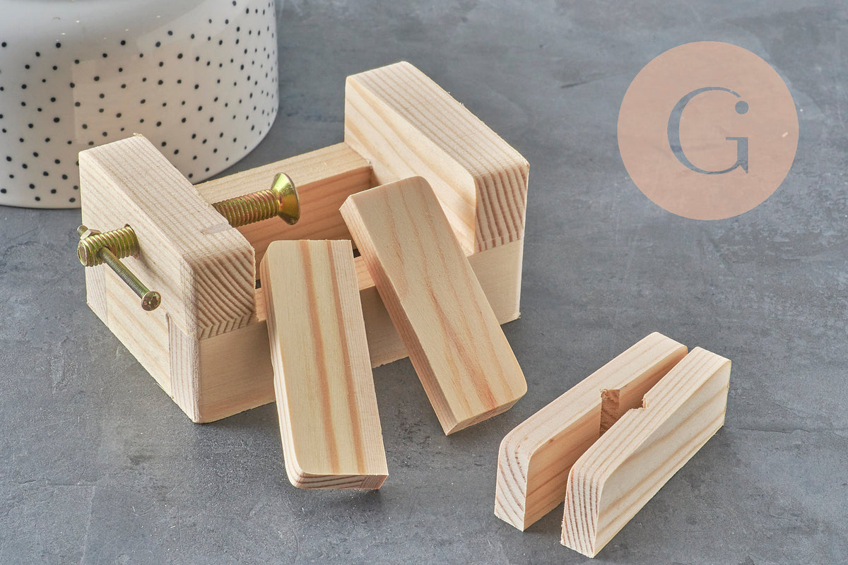 Morsa in legno, attrezzo per gioielli, fabbricazione gioielli, uno strumento che tiene il tuo pezzo, morsetto, lavoro del legno, x1 G3350