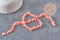 EP-pink coral beads, coral beads, jewelry making, natural coral, shell bead, pink shell, 38cm thread, G3089
