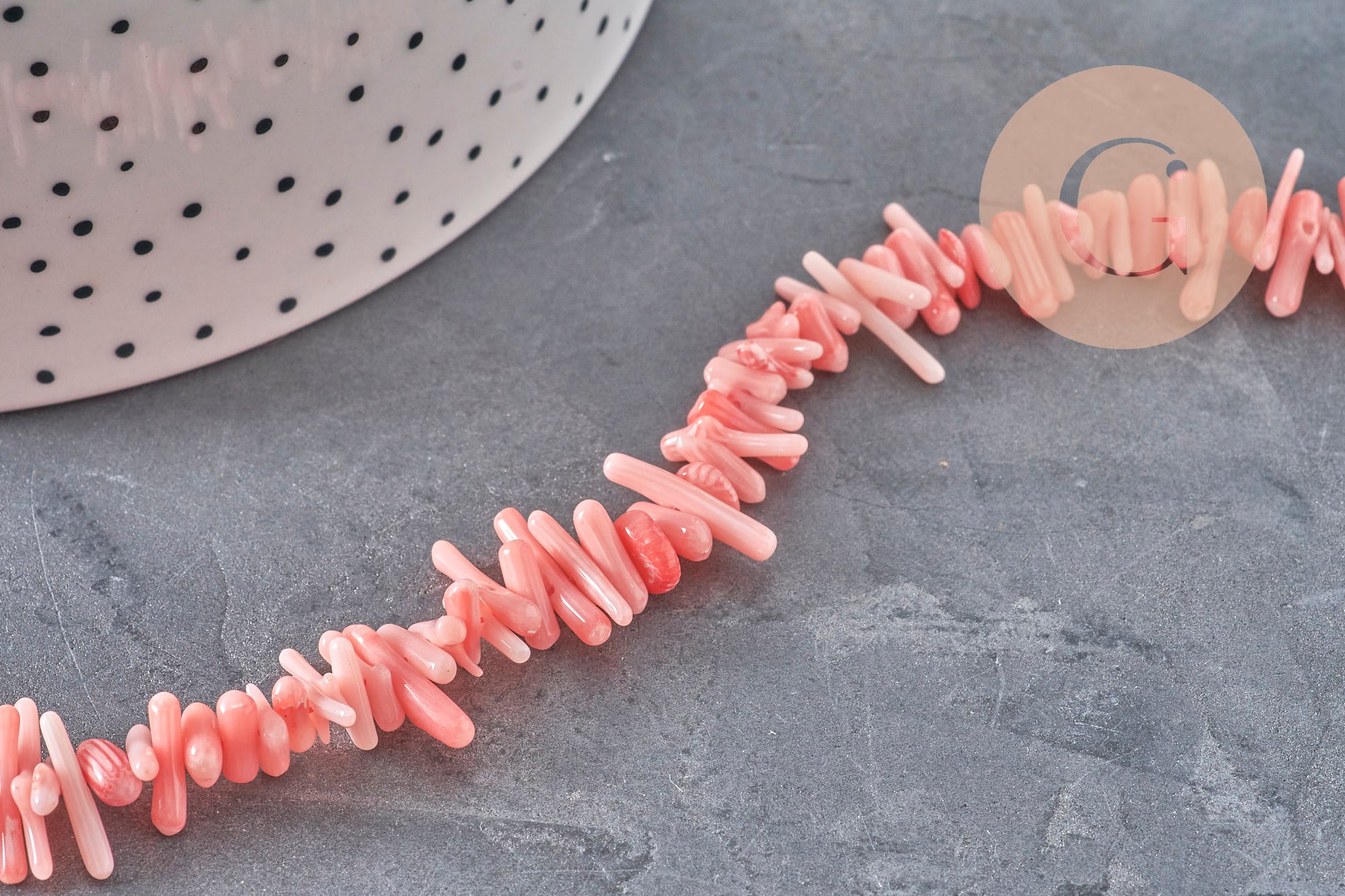 Cuentas de coral rosa EP, cuentas de coral, fabricación de joyas, coral natural, cuentas de concha, concha rosa, hilo de 38 cm, G3089