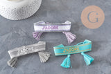 Bracelet brodé J'ADORE HOPE EFJF, x1 (G7649)