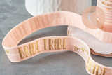 Ruban élastique rose or EFJF 16mm, x 1Mètre G2156