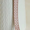 Ruban gros grain polka marrin taupe, fabrication bijoux, ruban pois blancs,ruban mariage, largeur 1cm, longueur 5mètres-G1295