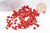 Sable chips corail naturel rouge 3-9mm non percé, x20gr (G0257)