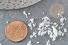 Sable chips pierre de lune naturel 1-4mm non percé, x20gr (G5754)