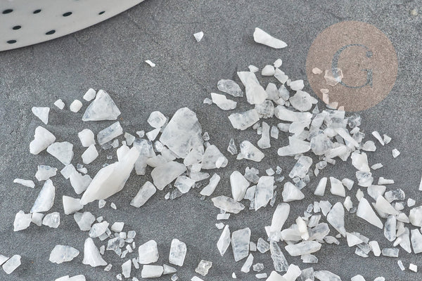 Sable chips pierre de lune naturel 1-4mm non percé, x20gr (G5754)