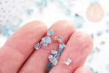 Sable chips pierre pépite apatite naturelle 2-12mm non percé, x20gr (G5787)