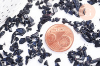 Sable chips pierre tourmaline noire 2-12mm non percé, x20gr (G5786)