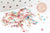 Sable chips verre coloré métallisé 1-3mm non percé, x10gr (G9426)
