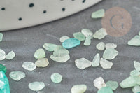 Sable pierre chips aventurine verte naturelle 2~8mm non percé, x20gr (G0229)