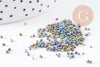 Sable verre multicolore irisé chips mineral 1-4mm non percé, x10gr (G1936)