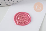 Sceau en metal Made with Love pour cire à cacheter,fourniture création de sceaux personnalisés invitations de mariage DIY,x1 G4943