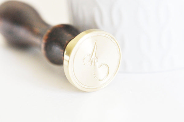 Sceau en metal lettre A pour cire à cacheter, pour création de sceaux personnalisés pour invitations de mariage DIY, x1 G4947