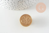 Sceau en metal lettre L cire à cacheter,une fourniture pour créationsceaux personnalisés pour invitations de mariage DIY,25mx1 G6228