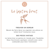 Supports boucles veilleuse avec plateau laiton brut plateau 20mm, x10 (G1873)