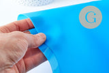 Tapis silicone rectangle bleu 40x30cm, x1 (G9847)