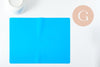 Tapis silicone rectangle bleu 40x30cm, x1 (G9847)